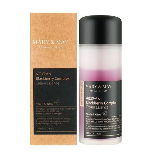 Зволожуюча кремова есенція Mary&May Vegan Blackberry Complex Cream Essence 140ml es-10979 фото