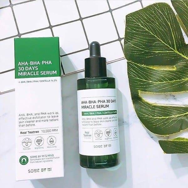 Сыворотка Лечащая Для Проблемной Кожи С Комплексом Кислот Some By Mi AHA-BHA-PHA 30 Days Miracle Serum 50ml sy-1008 фото