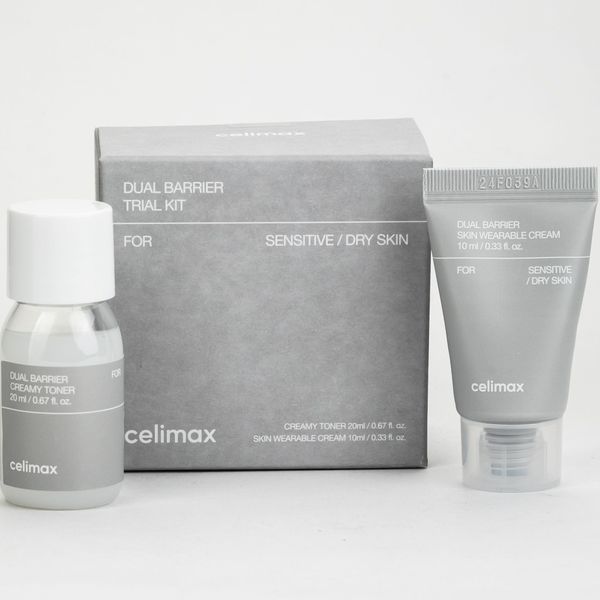 Набор миниатюр для чувствительной и сухой Celimax Dual Barrier Trial Kit na-52332 фото