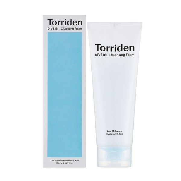 Пенка для лица увлажняющая TORRIDEN DIVE-IN Low Molecular Hyaluronic Acid Cleansing Foam 150ml pe-10358 фото