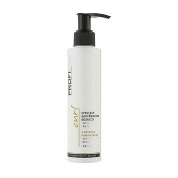 Крем для випрямлення волосся "Стильні локони" з ефектом ламінування Profi Style Cream Straightening 3291474 фото