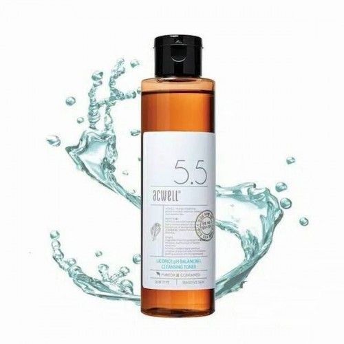 Нейтральный очищающий тонер ACWELL LICORICE pH BALANCING CLEANSING TONER 150ml au-2647 фото