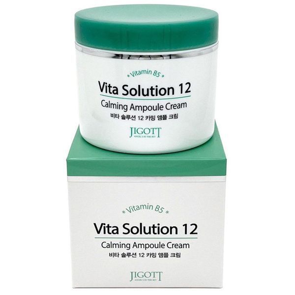 Успокаивающий крем для лица JIGOTT Vita Solution 12 Calming Ampoule Cream 100ml au-8611 фото