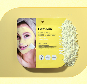Моделирующая маска для лица Lamelin Self Care Modeling Pack VITAMIN 28g li-19060 фото