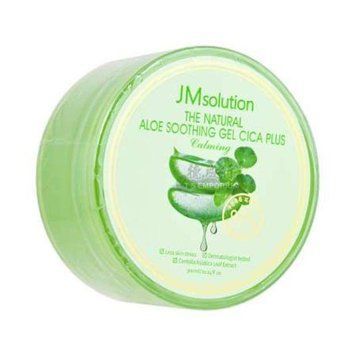 Успокаивающий гель с алоэ и центеллой Jmsolution THE NATURAL ALOE SOOTHING GEL CICA PLUS calming 300ml ge-8258 фото