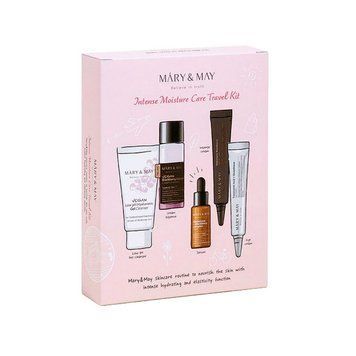 Набір мініатюр Mary&May Intense Moisture Care Travel Kit (Cleanser+Toner+Serum+Cream+Eye cream) li-82446 фото
