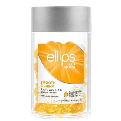 Вітаміни для волосся Розкішне сяйво з олією Алое Вера Ellips Hair Vitamin Smooth Shiny With Aloe Vera Oil, 50x1ml 0018 фото