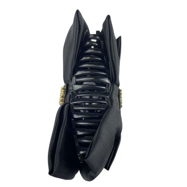 Заколка для волосся бант MIU MIU Hair Clip Bow Black 15cm dl-66685 фото