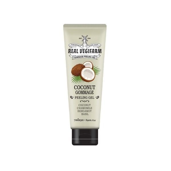 Пилинг скатка FORTHESKIN SUPER FOOD REAL VEGIFARM GOMMAGE PEELING GEL - COCONUT [120ml] pi-50768 фото