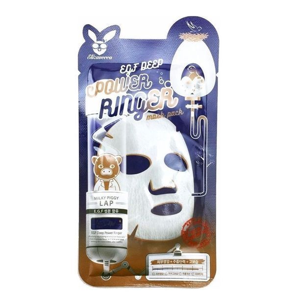 Маска омолаживающая с экстрактом ласточкиного гнезда Elizavecca EGF Deep Power Ringer Mask Pack 23ml tk-3744 фото