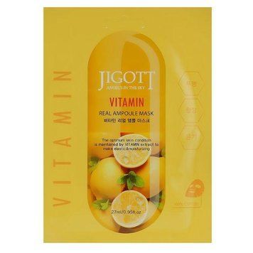 Ампульна маска з вітамінами JIGOTT VITAMIN REAL AMPOULE MASK 27ml tk-8630 фото
