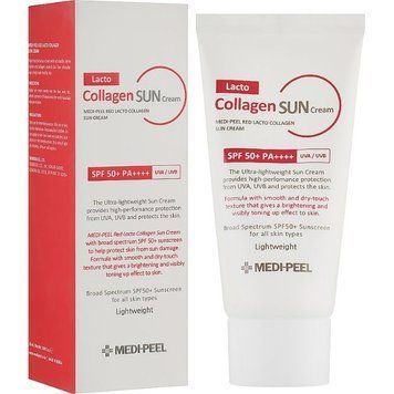 Солнцезащитный крем Medi-Peel Red Lacto Collagen Sun Cream SPF50 PA 50ml so-7841 фото
