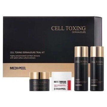 Набор омолаживающих миниатюр для лица и шеи Medi-Peel Cell Toxing Dermajours Trial Kit 4 шт. (2x30 мл+2x10 мл) an-6356 фото