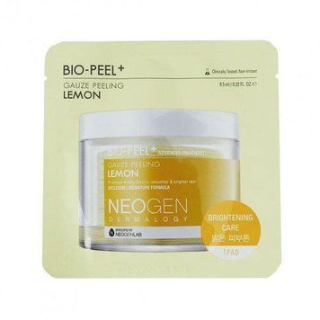 Пілінг - Диски з екстрактом лимона Neogen Dermalogy BIO - PEEL GAUZE PEELING LEMON ki-1706 фото