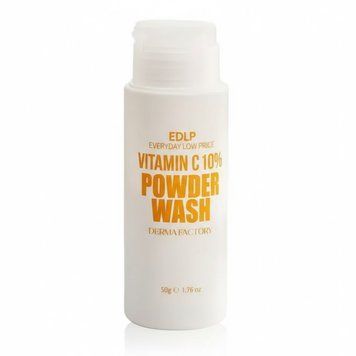 Пудра для вмивання DERMA FACTORY EDLP VITAMIN C 10% POWDER WASH 50G sy-13689 фото