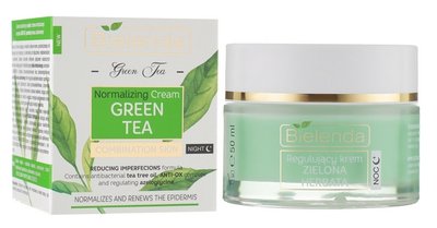 Регулирующий крем Bielenda Green Tea Regulating Night Face Cream Combination Skin 50ml li-7753 фото