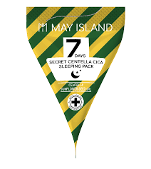 Маска нічна заспокійлива з високим вмістом центели May Island 7 Days Secret Centella Cica Sleeping P (1шт * 5ml) no-2333 фото