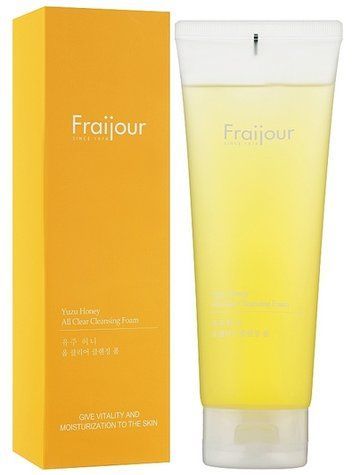 Пінка для вмивання з прополісом і юдзу Fraijour Yuzu Honey All Clear Cleansing Foam 250ml li-8398 фото