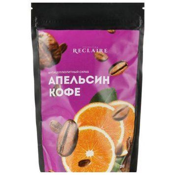 Скраб антицеллюлитный "Кофе-Апельсин" Reclaire 250g te-7840 фото