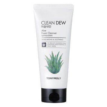 Пінка для вмивання з екстрактом алое Tony Moly Clean Dew Aloe Foam Cleanser 180ml pe-5407 фото