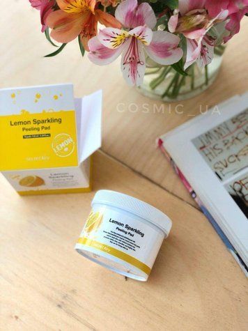 Пилинг-Диски С Экстрактом Лимона И BHA Кислотой Secret Key Lemon Sparkling Peeling PAD ki-741 фото