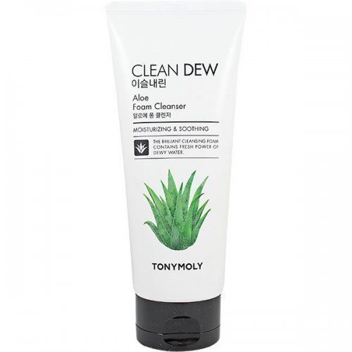 Пінка для вмивання з екстрактом алое Tony Moly Clean Dew Aloe Foam Cleanser 180ml pe-5407 фото