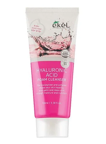 Очищувальна пінка з гіалуроновою кислотою Ekel Ultra - Moisture Hyaluronic Acid Foam Cleanser 100ml pe-62956 фото
