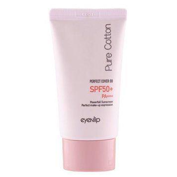 Увлажняющий ВВ-крем с гиалуроновой кислотой EYENLIP Pure cotton perfect cover bb cream #23 Natural Beige vv-9775 фото