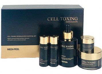 Набір антивікових засобів для обличчя Medi-Peel Cell Toxing Dermajours Essential Kit: Сироватка Medi mi-6078 фото