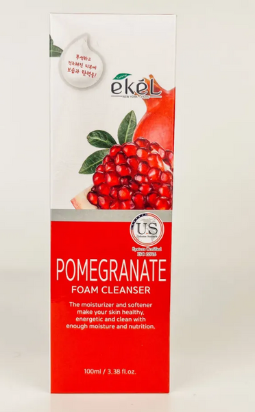 Пінка для вмивання з екстрактом граната Ekel Ultra - Moisture Foam Cleanser Pomegranate 100ml pe-62963 фото