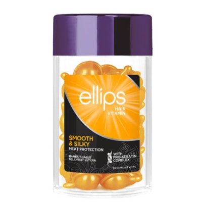 Вітаміни для волосся Бездоганний шовк з про-кератиновим комплексом Ellips Hair Vitamin Smooth Silky With Pro-Keratin Complex 50х1ml 0015 фото