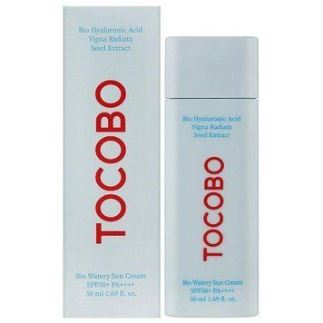Легкий сонцезахисний крем для обличчя із зволожуючим ефектом Tocobo Bio Watery Sun Cream SPF50+ PA++ so-10702 фото