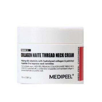 Подтягивающий крем для шеи с пептидным комплексом Medi-Peel Premium Collagen Naite Thread Neck Cream 2.0, 100ml au-8986 фото
