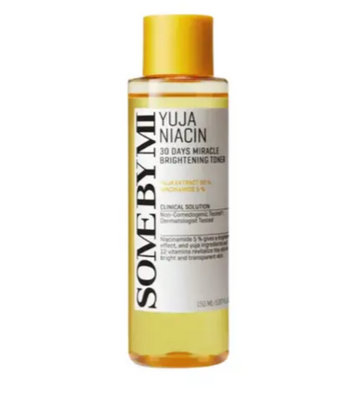 Тонер осветляющий с экстрактом мандарина юдзу Some By Mi Yuja Niacin 30 Days Miracle Brightening Toner 150ml to-2789 фото