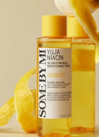 Тонер осветляющий с экстрактом мандарина юдзу Some By Mi Yuja Niacin 30 Days Miracle Brightening Toner 150ml to-2789 фото