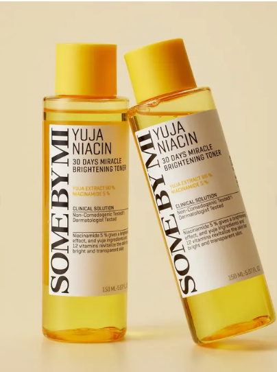 Тонер осветляющий с экстрактом мандарина юдзу Some By Mi Yuja Niacin 30 Days Miracle Brightening Toner 150ml to-2789 фото