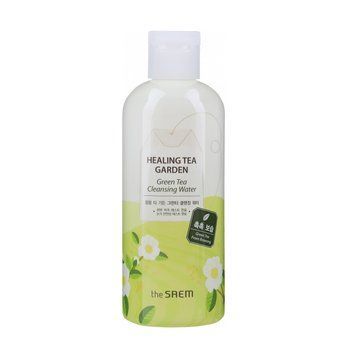 Міцелярна вода із олією зеленого чаю The Saem Healing Tea Garden Oil In Cleansing Water 300ml re-55714 фото