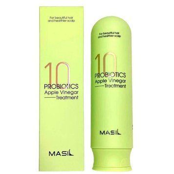 Бальзам від лупи з яблучним оцтом MASIL 10 PROBIOTICS APLLE VINEGAR TREATMENT 300ml ko-9155 фото