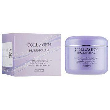 Поживний крем для обличчя JIGOTT COLLAGEN HEALING CREAM 100ml au-8617 фото