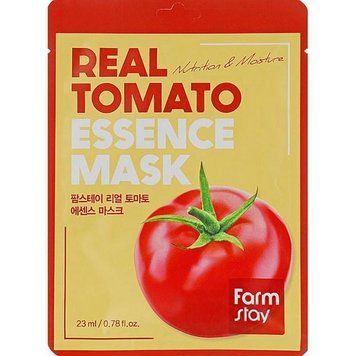 Тканинна маска з екстрактом томату FarmStay Real Tomato Essence Mask 23ml tk-6773 фото