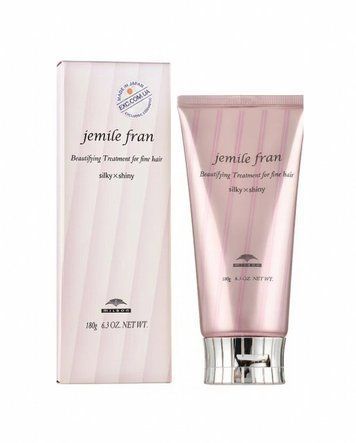 Бальзам для тонкого волосся Milbon Jemile Fran Treatment Silky Shiny 180g vo-36006 фото