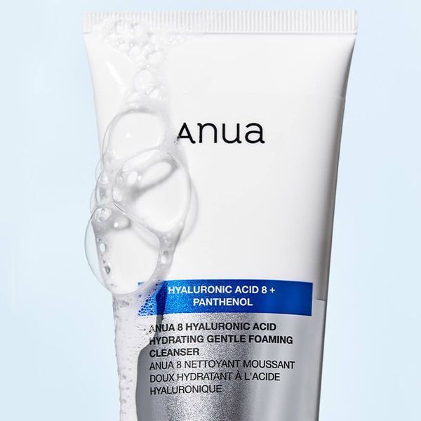 М'яка пінка для вмивання Anua 8 Hyaluronic Acid Hydrating Gentle Foaming Cleanser 150ml pe-35561 фото