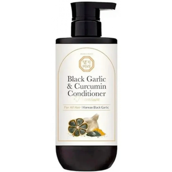 Кондиционер с экстрактом черного чеснока Daeng Gi Meo Ri Black Garlic and Curcumin treatment 500ml ko-00960 фото