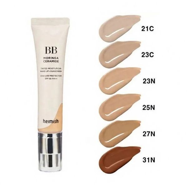 ВВ крем із керамідами Heimish Moringa Ceramide BB Cream SPF 30 PA++23 Light Medium vv-10000 фото
