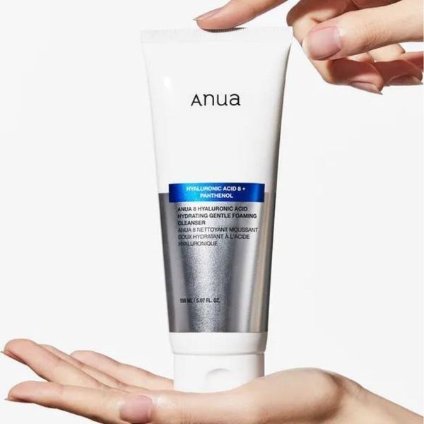М'яка пінка для вмивання Anua 8 Hyaluronic Acid Hydrating Gentle Foaming Cleanser 150ml pe-35561 фото