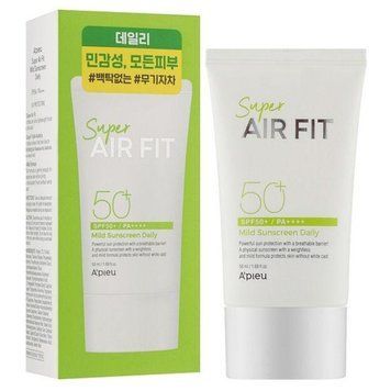 Солнцезащитный крем A"Pieu SUPER AIR FIT MILD SUNSCREEN DAILY SPF50+/PA++++ 50ml so-7936 фото