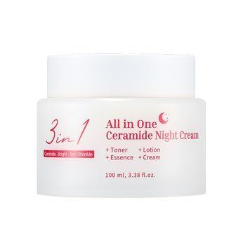 Нічний крем з церамідами універсальний 3-в-1 Meloso 3in1 All in One Ceramide Night Cream 100ml kr-08271 фото