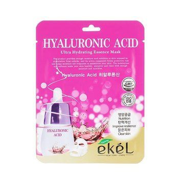 Тканинна маска EKEL Ultra Hydrating Essence Mask Pack Hyaluronic Acid ma-13573 фото