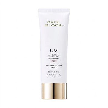Сонцезахисний крем MISSHA SAFE BLOCK RX ROSY TONE UP SUN so-43180 фото