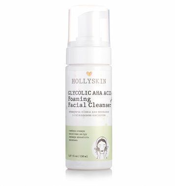 Пінка очищаюча з гліколевою кислотою для обличчя Hollyskin Glycolic AHA Acid Foaming Facial Cleanser pe-5375 фото